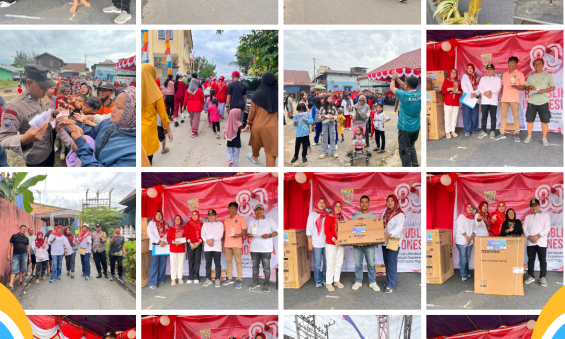Semarak HUT RI Ke 80 Kelurahan Pasar Pagi